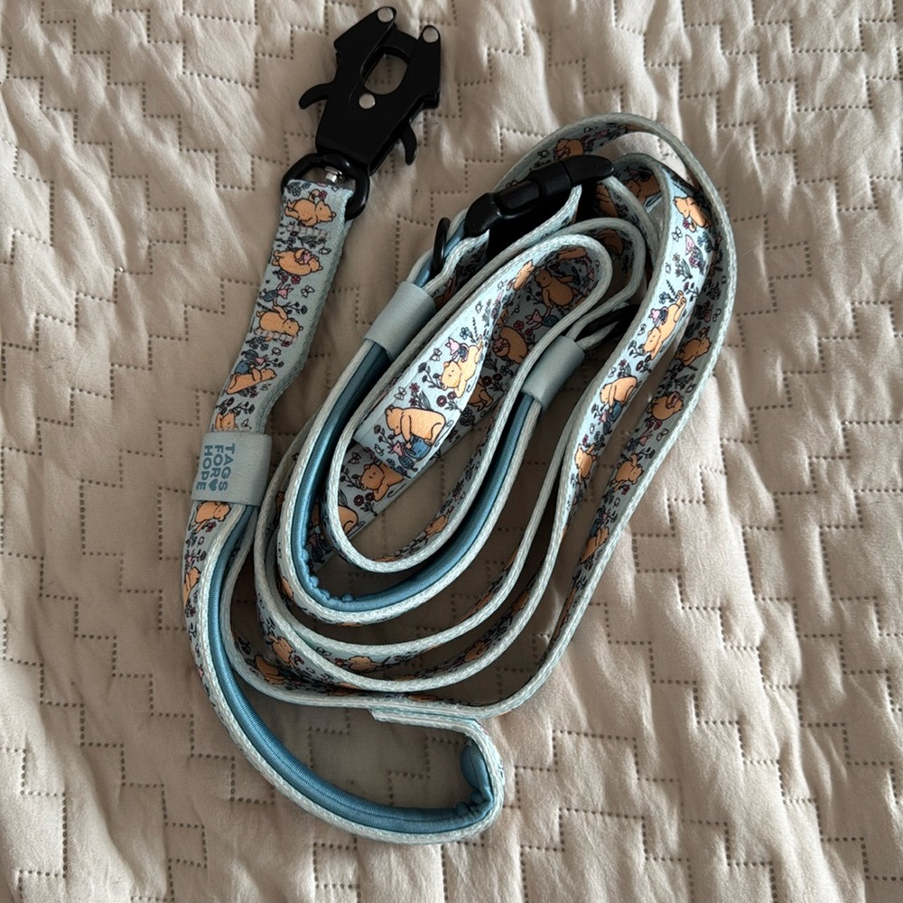 Tags for Hope Handsfree Belt Dog Leash 6ft, safety handle and frog clip Winnie